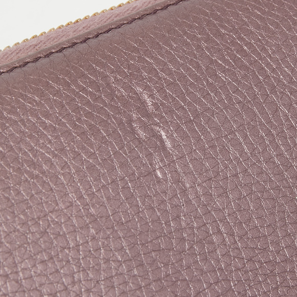 GUCCI Purple Leather Soho Continental Wallet - Picture 7 of 8